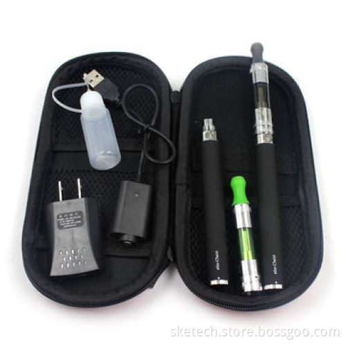 Booster tank with eGo twist battery starter kits, popular dual coil atomizer and ego twist battery